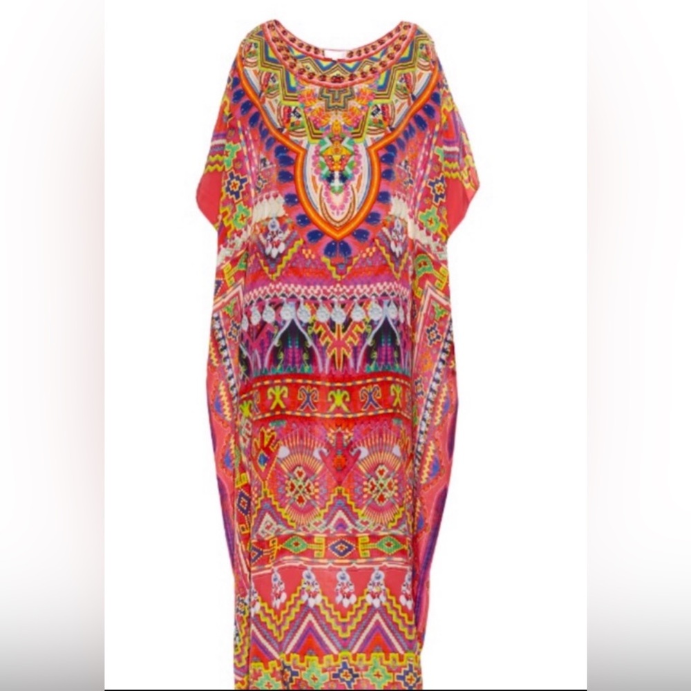 Camilla Long Kaftan Maxi Dress.